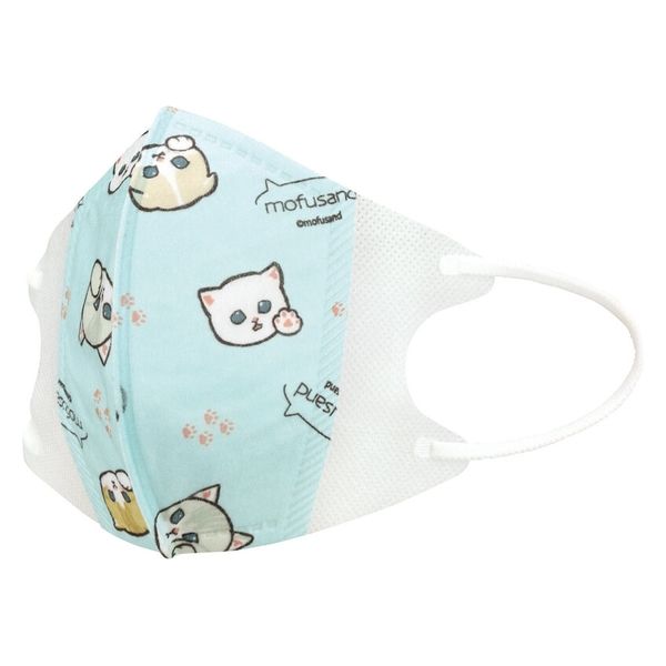 スケーター 子供立体マスク7P mofusand MSKS3N 4973307641008 1セット(7枚×4点)（直送品）