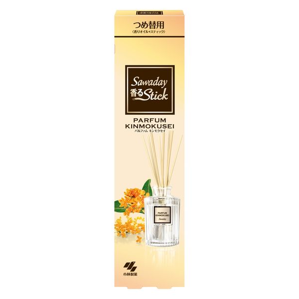 小林製薬 Sawaday香るStickパルファム替えキンモクセイ 4987072086490 1セット(70ml×5点)（直送品）