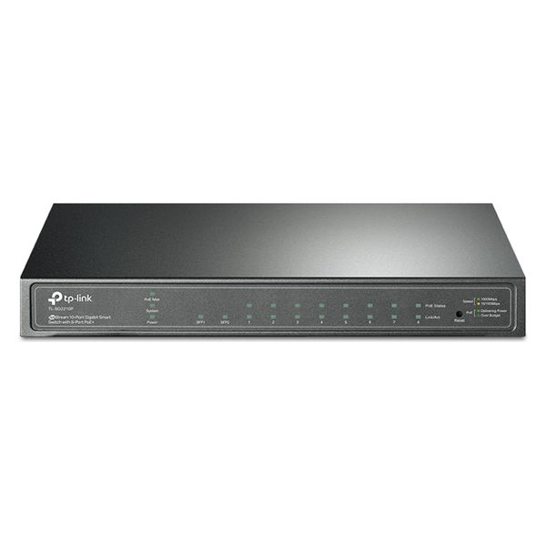 TP-LINK  ＪｅｔＳｔｒｅａｍ　８ーＰｏｒｔ　Ｇｉｇａｂｉｔ　Ｓｍａｒｔ　ＰｏＥ　Ｓｗｉｔｃｈ TL-SG2210P(UN)（直送品）