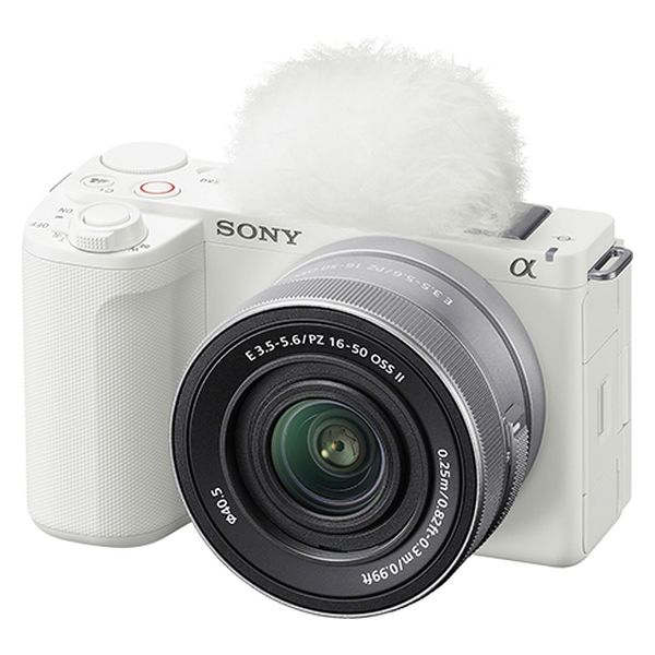 SONY  デジタル一眼カメラ　α　ＶＬＯＧＣＡＭ　ＺＶーＥ１０　ＩＩ　パワーズームレンズキット　ホワイト ZV-E10M2K/W（直送品）