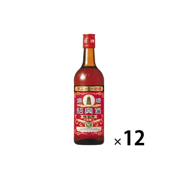 紹興酒 塔牌 花彫<陳5年> 16度 600ml 1セット(1本×12 紹興酒 塔牌 花彫<陳5年> 16度 600ml 1セット(1本×12