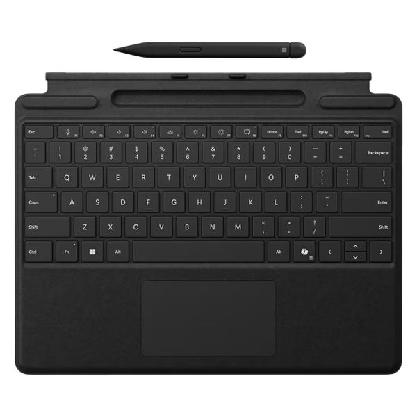 マイクロソフト Surface Pro キーボード スリム ペン 付き ブラック 8X8-00159 1個 - アスクル