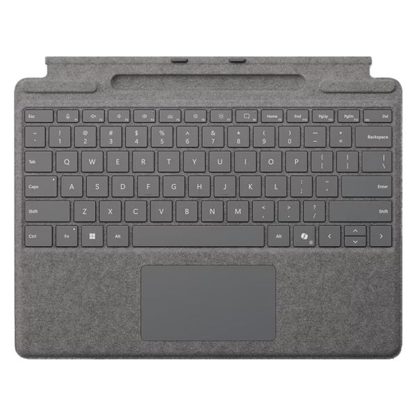 マイクロソフト Surface Pro キーボード ペン格納トレイ付き プラチナ 8XB-00204 1個 - アスクル