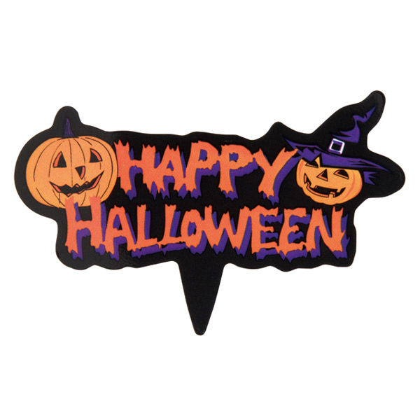 Halloweenご本人ピック ヘッズ ハロウィンケーキピック/アメリカンー7(100枚) HW-PC7 1