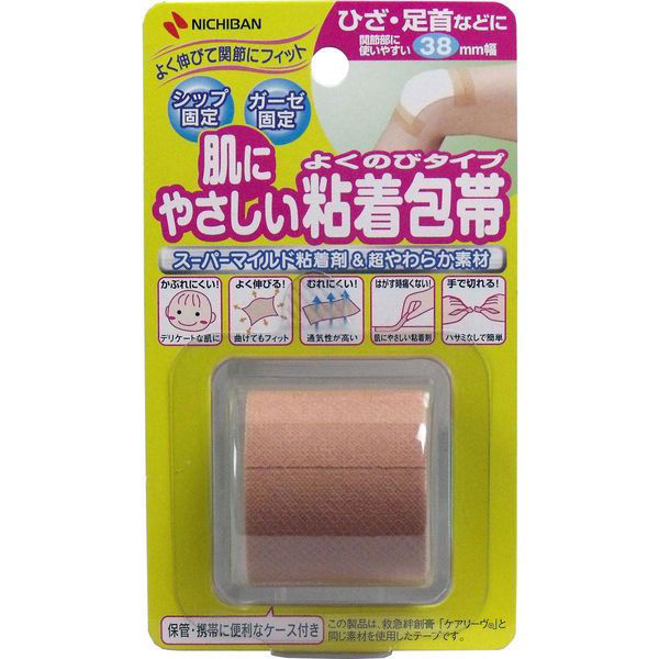 高価値セリー ニチバン 肌にやさしい粘着包帯 ひざ・足首など よくのびタイプ 救急・応急用具