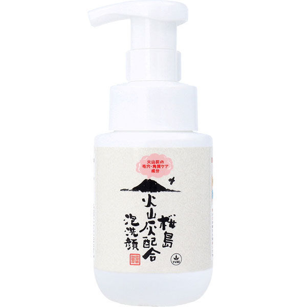 ユゼ 桜島火山灰配合泡洗顔 ボトル 200mL 4903075317003 1本