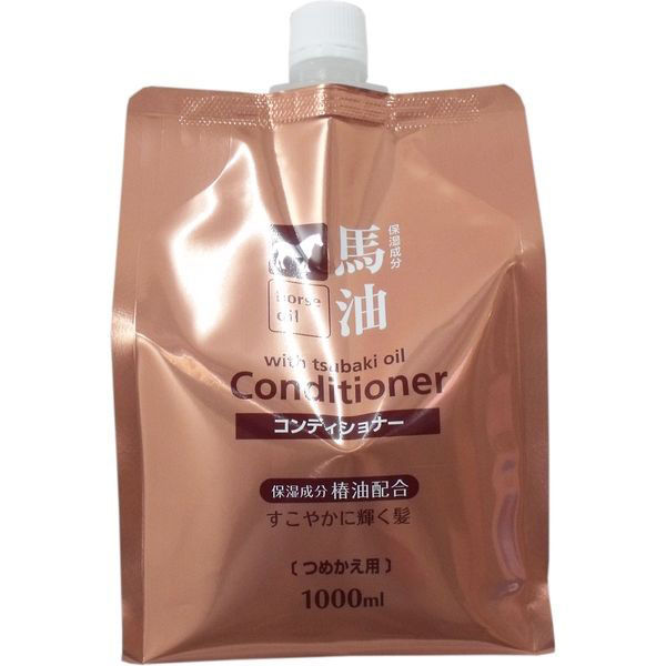 【未開封】nashi　コンディショナー　1000ml TKコーポレーション 馬油コンディショナー 椿油配合 詰替え用