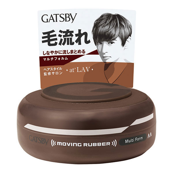 GATSBY（ギャツビー）ヘアワックス ムービングラバー マルチフォルム メンズ 80g スタイリング・整髪料・微香性 マンダム