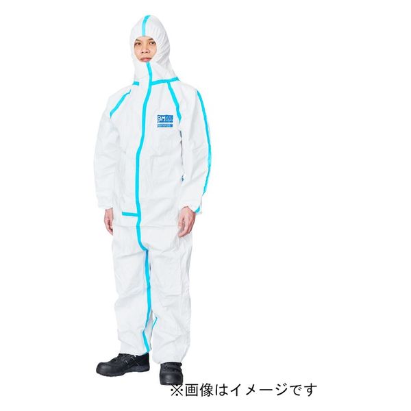 日光物産 P3050 バリア―マンフード付きカバーオール密閉型 3L 1着（直送品）