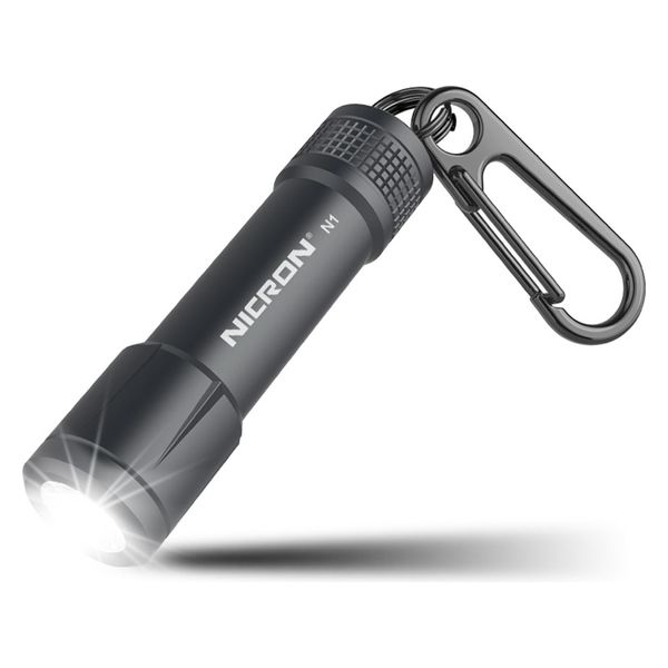 Nicron キーチェーン付きミニフラッシュライト N1 1本（直送品