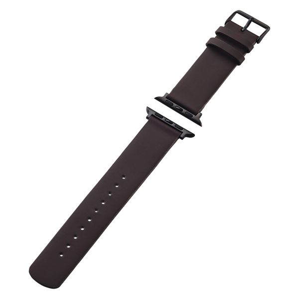 アップルウォッチバンド (49 45 44 42mm) レザー ベルト ブラウン AW-45BDLBR エレコム 1個（直送品）