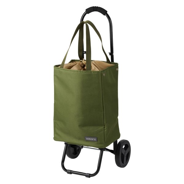 レップ ショッピングカート トートカート 保冷保温 22L カーキ