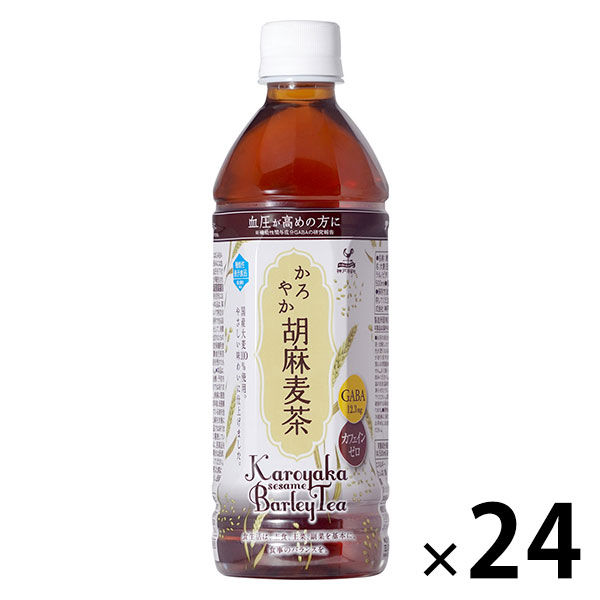 機能性表示食品】富永貿易 神戸居留地 かろやか胡麻麦茶 500ml 1