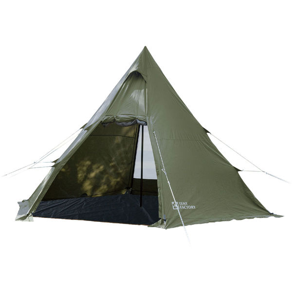 TENT FACTORY(テントファクトリー) Hi-TCワイドワンポールテントRG モスグリーン TFTCP6RG 1張（直送品） - アスクル