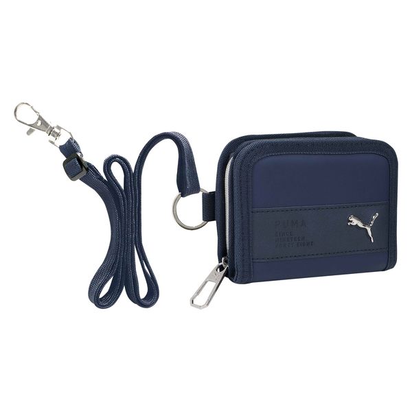 クツワ PUMA(プーマ) 2つ折りホック ウォレット ネイビー PM510NB 1 