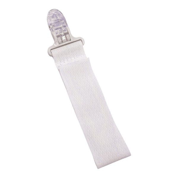日本衛材 NEクリップ(チューブ等固定用クリップ)ホワイト 5本入 NE-2196 1袋(5本) 66-0003-03（直送品）
