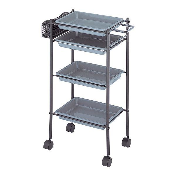 西村製作所 トレーワゴン(Cー305) 510×280×835mm グレー 66-0014-45 1台（直送品）