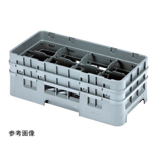 CAMBRO キャンブロ ハーフサイズ ステムウェアーラック8仕切 H267mm 8HS800 1個 67-6882-22（直送品）