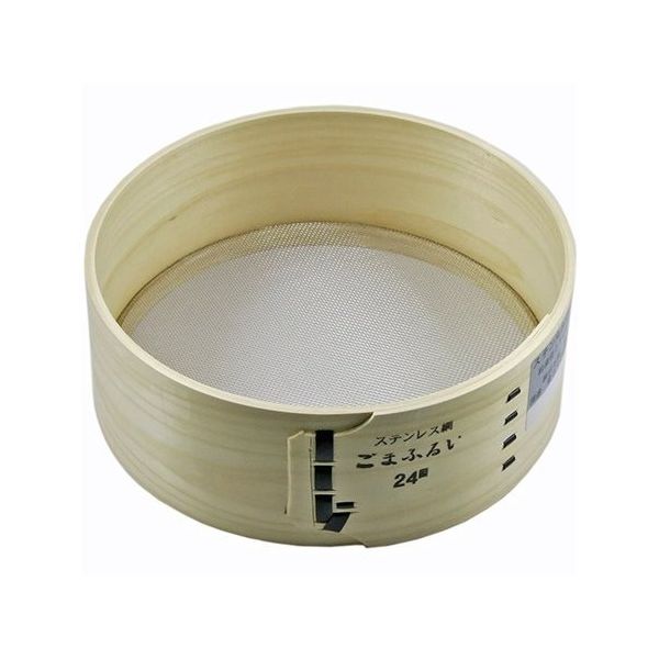 コンヨ 大五郎 国産ヒノキ 丸フルイ 21cm ステンレス 24目 63-5447-51 1個（直送品）