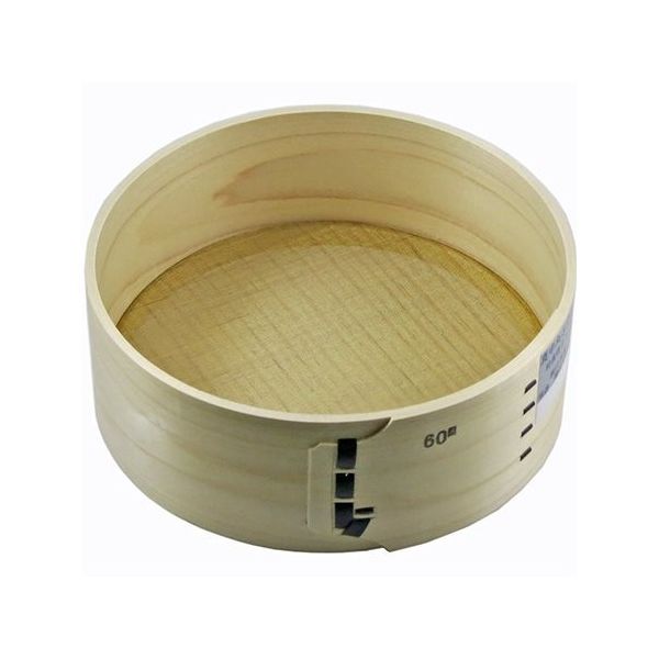 コンヨ 大五郎 国産ヒノキ 丸フルイ 21cm 真鍮 60目 63-5447-55 1個（直送品）