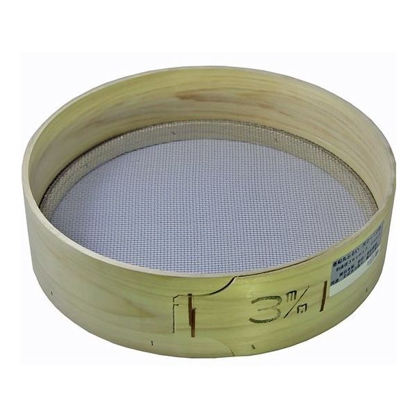 コンヨ 大五郎 国産ヒノキ 丸フルイ 36cm 亜鉛 10目 63-5448-47 1個（直送品）