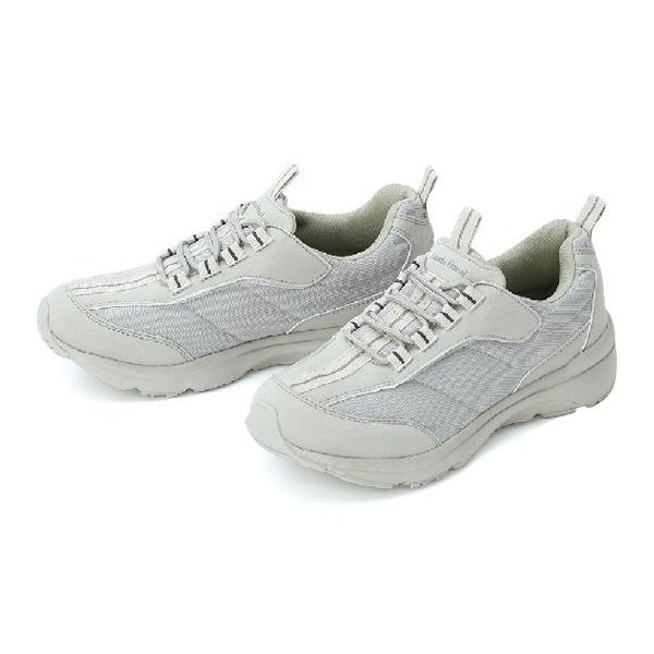 阪神素地 羽マジックシューズ 婦人 グレー 22.5cm LE3950 1足 67-5761-75（直送品）