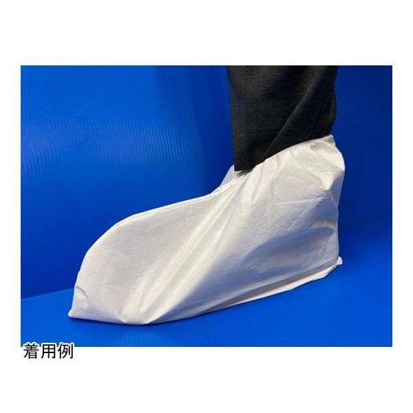 船橋 不織布シューズカバー ショートタイプ L 50枚×6袋入 III-E 1ケース(300枚) 67-6434-36（直送品）