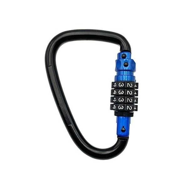 アイガーツール アイガーソリッドカラビナロック ブルー 67-5755-55 1個（直送品）