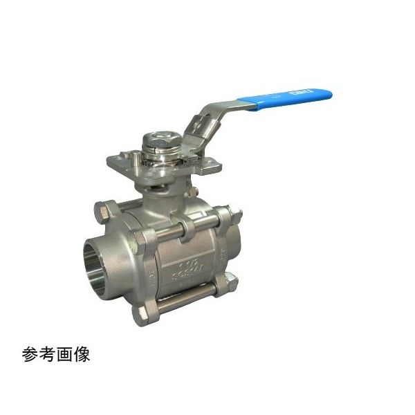 コンサス 316 3PCボールバルブ CSH型 25AーBW ロック 禁油処理(クラスII)製品 CSH-BS2-25-L 1個（直送品）