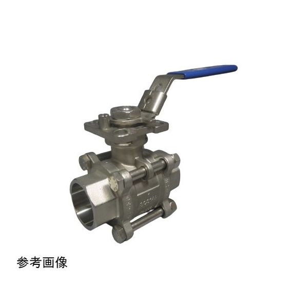 コンサス 316 3PCボールバルブ CSH型 32AーSW ロック CSH-SS2-32-LVF 1個 67-6474-63（直送品）