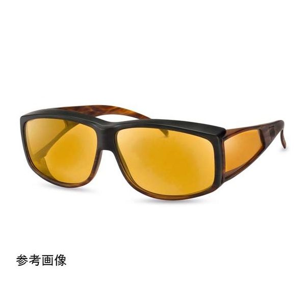 エッシェンバッハ光学ジャパン ウェルネスプロテクト オーバーサングラス イエロー 大 1663915 1個 67-7105-92（直送品）