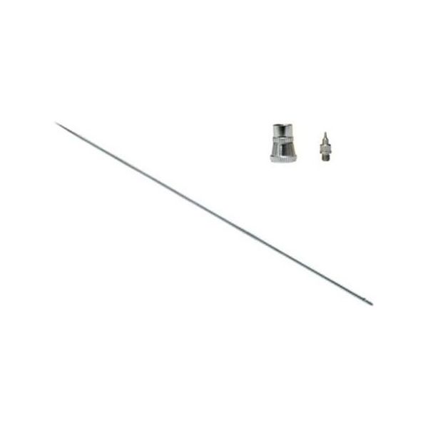 エアテックス エアブラシ ビューティー4プラス(トリガーアクションタイプ)用替ノズルベースセット 0.2mm 67-6435-27 1個（直送品）