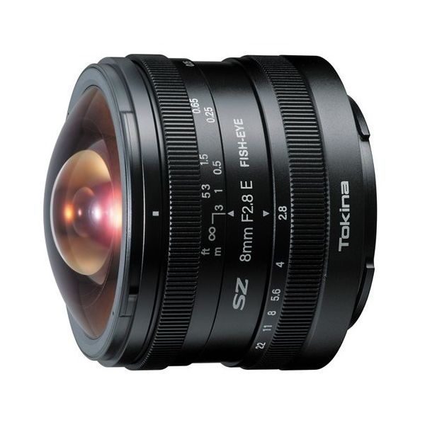 ケンコー・トキナー 一眼レフ用交換レンズ SZ 8mm F2.8 FISHーEYE MF ソニーEマウント 67-6436-28 1個（直送品）