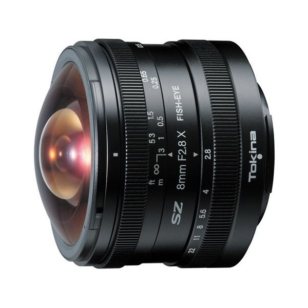 ケンコー・トキナー 一眼レフ用交換レンズ SZ 8mm F2.8 FISHーEYE MF フジXマウント 67-6436-29 1個（直送品）