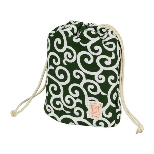 ケンコー・トキナー 「包」巾着ポーチ 唐草模様 67-6436-56 1個（直送品）