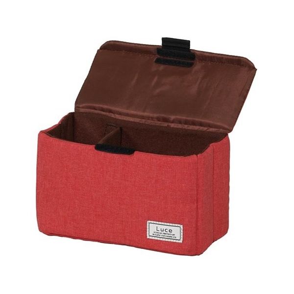 ケンコー・トキナー Luce インナーボックス Sサイズ ブリックレッド AOS-LU1IBS-BRD 1個 67-6438-96（直送品）