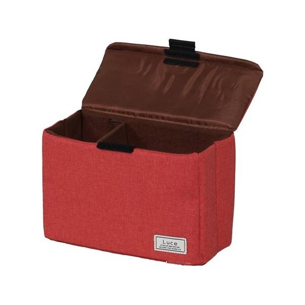 ケンコー・トキナー Luce インナーボックス Mサイズ ブリックレッド AOS-LU1IBM-BRD 1個 67-6439-03（直送品）