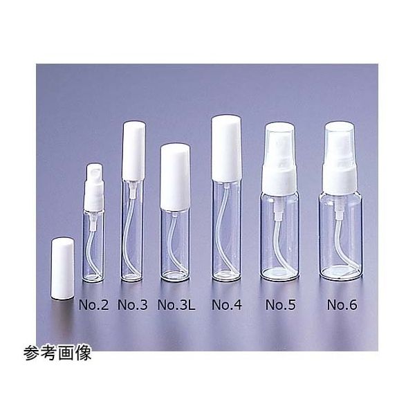マルエム スプレーバイアル 透明 20mL 24本入 No.5N 1箱(24本) 67-6440-87（直送品）