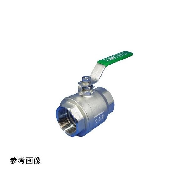 コンサス 304 ネジ込フルボールバルブ CSZ 50A CSZ-PS1-50-VS 1個 67-6474-14（直送品）