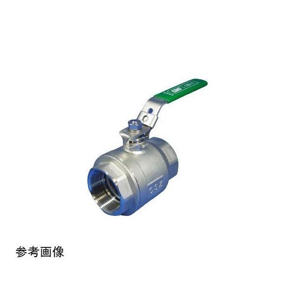 コンサス 304 ネジ込フルボールバルブ CSZ 50A ロック CSZ-PS1-50-LVS 1個 67-6474-15（直送品）