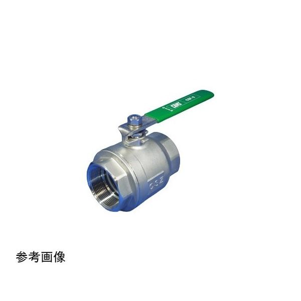 コンサス 304 ネジ込フルボールバルブ CSZ 50A フラット 禁油処理(クラスII)製品 CSZ-PS1-50-F 1個（直送品）