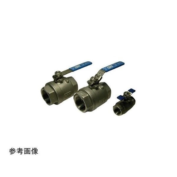 コンサス 316 ネジ込フルボールバルブ CSF 15A チョウ CSF-PS2-15-TVS 1個 67-6474-30（直送品）