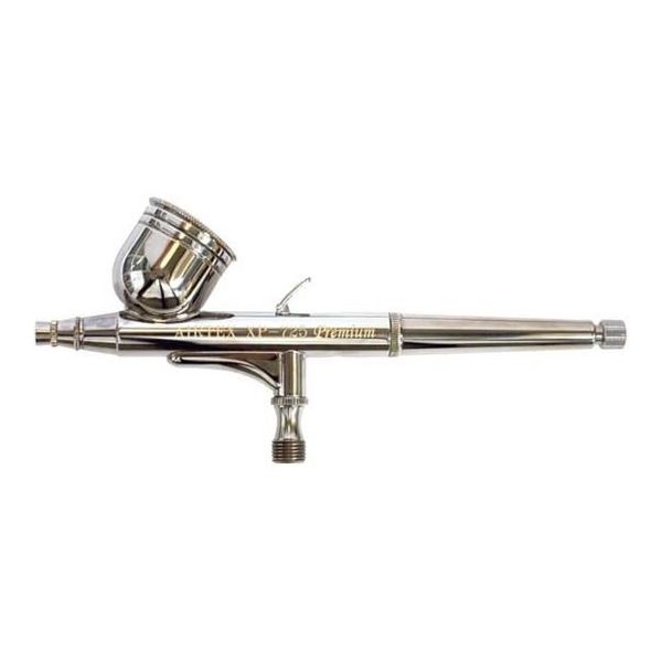 エアテックス エアレバ仕様ワンアクションエアブラシ XP725 プレミアム 67-6578-46 1個（直送品）