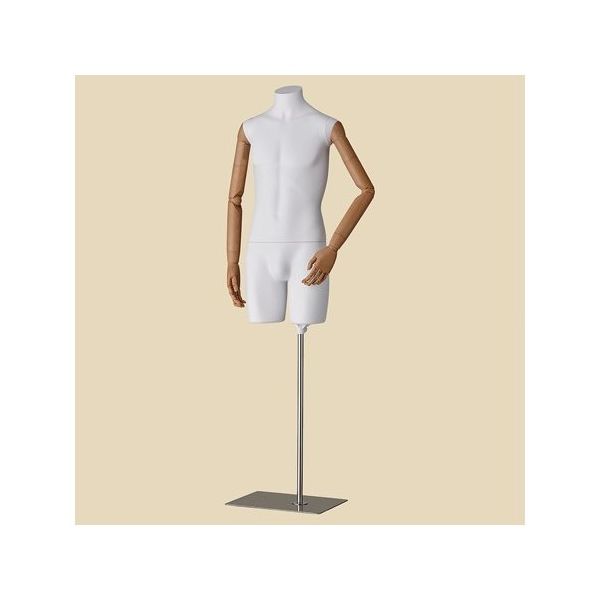 アズワン 紳士腕付きトルソー M 67-6609-41 1個（直送品）