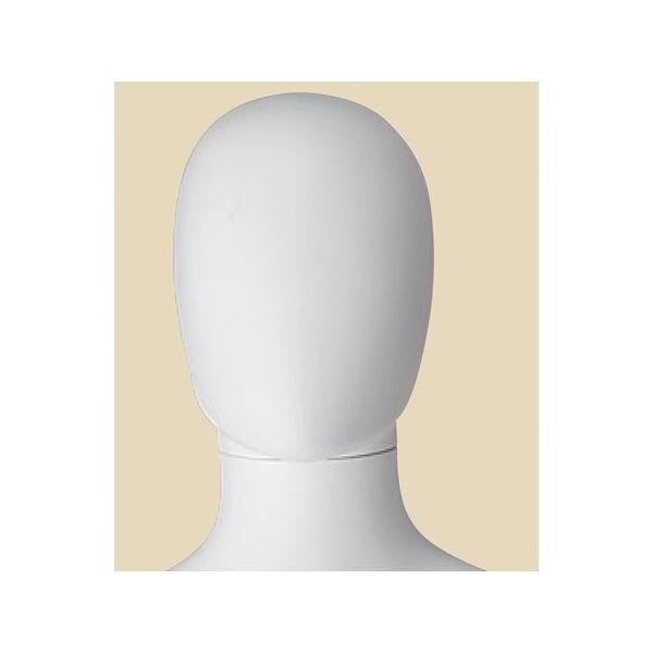 アズワン 婦人頭部パーツ 白(PP製全身マネキン、トルソー用) 67-6609-46 1個（直送品）
