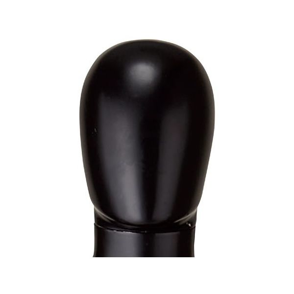 アズワン 紳士頭部パーツ 黒(PP製全身マネキン、トルソー用) 67-6609-49 1個（直送品）