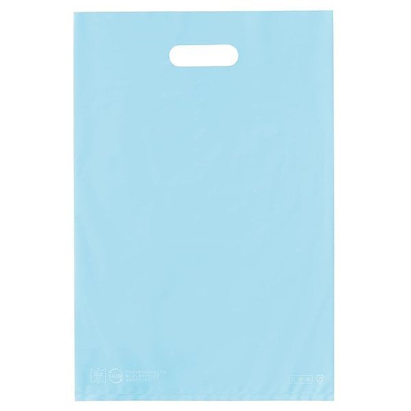 アズワン ポリ袋ソフト型 ブルー 30×45cm 厚み表記入 50枚 67-6872-14 1セット(50枚)（直送品）