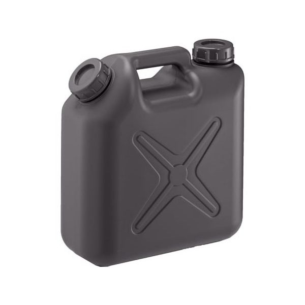 瑞穂化成工業 扁平缶 両口 5L ノズル無 グレー 0205GY 1個 67-6874-82（直送品）