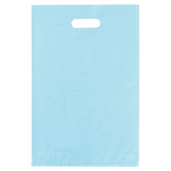 アズワン ポリ袋ハード型 ブルー 30×45cm 厚み表記入 50枚 67-6871-01 1セット(50枚)（直送品）