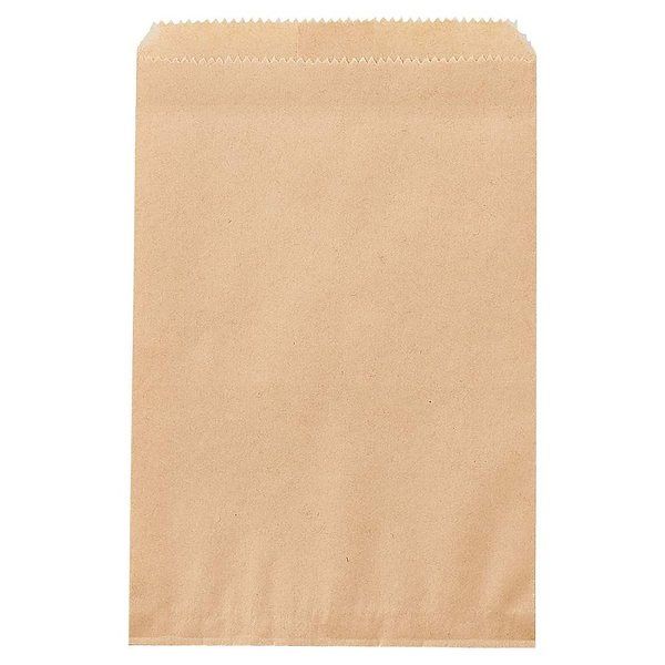 アズワン 平袋 茶無地 未晒クラフト 13.5×19.5cm 200枚 67-6873-07 1セット(200枚)（直送品）